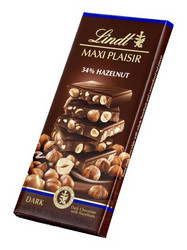 Продуктови Категории Шоколади Lindt Черен шоколад с 34 % лешници 150 гр